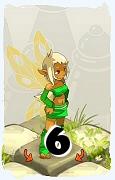 Un personaggio del gioco Dofus, Aniripsa-Aria, al livello 6