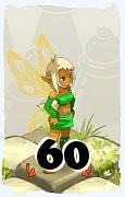 Un personnage du jeu Dofus, Ecaflip-Air, au niveau 60