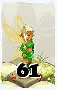 Un personaggio del gioco Dofus, Aniripsa-Aria, al livello 61