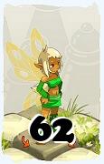 Un personaje del juego Dofus, Aniripsa-Aire, de nivel 62