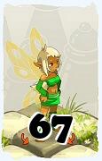 Un personaje del juego Dofus, Aniripsa-Aire, de nivel 67