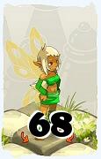 Un personaggio del gioco Dofus, Sadida-Aria, al livello 68