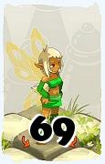 Un personaje del juego Dofus, Aniripsa-Aire, de nivel 69