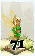 Um personagem do jogo Dofus, Eniripsa-Ar, de nivel 71