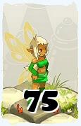 Un personaggio del gioco Dofus, Aniripsa-Aria, al livello 75