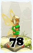 Un personaje del juego Dofus, Aniripsa-Aire, de nivel 78