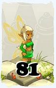 Un personaggio del gioco Dofus, Aniripsa-Aria, al livello 81