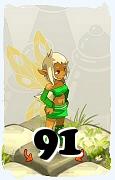 Un personaggio del gioco Dofus, Aniripsa-Aria, al livello 91