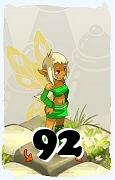 Un personaje del juego Dofus, Aniripsa-Aire, de nivel 92