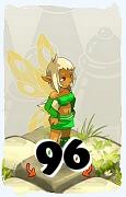 Un personaje del juego Dofus, Aniripsa-Aire, de nivel 96