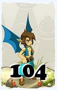 Un personnage du jeu Dofus, Eniripsa-Air, au niveau 104