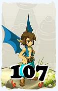 Un personnage du jeu Dofus, Eniripsa-Air, au niveau 107