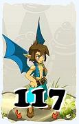 Um personagem do jogo Dofus, Roublard-Ar, de nivel 117