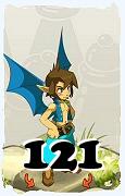 Un personnage du jeu Dofus, Eniripsa-Air, au niveau 121