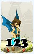 Un personnage du jeu Dofus, Eniripsa-Air, au niveau 123