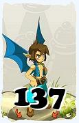 Um personagem do jogo Dofus, Eniripsa-Ar, de nivel 137