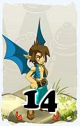 A Dofus character, Eniripsa-Air, by level 14