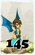 Un personnage du jeu Dofus, Xélor-Air, au niveau 145