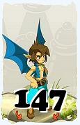 Un personnage du jeu Dofus, Eniripsa-Air, au niveau 147