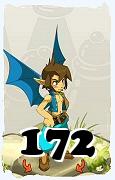 Un personnage du jeu Dofus, Sadida-Air, au niveau 172