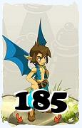 A Dofus character, Sadida-Air, by level 185