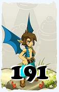 Un personnage du jeu Dofus, Eniripsa-Air, au niveau 191