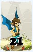 A Dofus character, Eniripsa-Air, by level 21