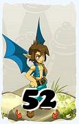 Un personnage du jeu Dofus, Sadida-Air, au niveau 52