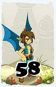 Un personnage du jeu Dofus, Eniripsa-Air, au niveau 58