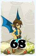 Um personagem do jogo Dofus, Eniripsa-Ar, de nivel 68