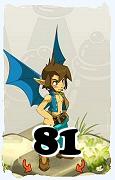 Un personnage du jeu Dofus, Sadida-Air, au niveau 81