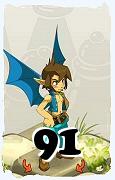 A Dofus character, Eniripsa-Air, by level 91