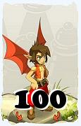 Un personnage du jeu Dofus, Sadida-Air, au niveau 100