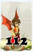 Un personnage du jeu Dofus, Eniripsa-Air, au niveau 112