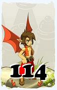 Un personnage du jeu Dofus, Eniripsa-Air, au niveau 114