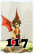 Un personaggio del gioco Dofus, Aniripsa-Aria, al livello 117