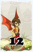 Un personnage du jeu Dofus, Eniripsa-Air, au niveau 12