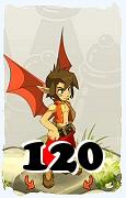 Un personnage du jeu Dofus, Eniripsa-Air, au niveau 120