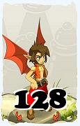 Un personnage du jeu Dofus, Eniripsa-Air, au niveau 128