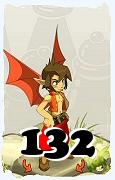 Um personagem do jogo Dofus, Eniripsa-Ar, de nivel 132