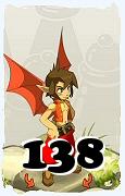 Um personagem do jogo Dofus, Eniripsa-Ar, de nivel 138