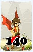 Un personnage du jeu Dofus, Eniripsa-Air, au niveau 140