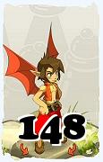 Un personnage du jeu Dofus, Eniripsa-Air, au niveau 148