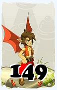 Un personnage du jeu Dofus, Eniripsa-Air, au niveau 149