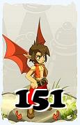 Un personnage du jeu Dofus, Eniripsa-Air, au niveau 151