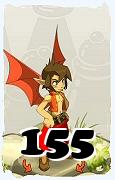 Um personagem do jogo Dofus, Cra-Ar, de nivel 155