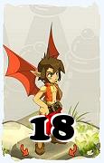 A Dofus character, Eniripsa-Air, by level 18