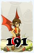 Un personnage du jeu Dofus, Eniripsa-Air, au niveau 191