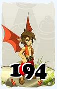 Un personnage du jeu Dofus, Eniripsa-Air, au niveau 194