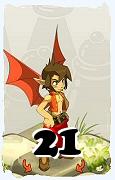 A Dofus character, Eniripsa-Air, by level 21